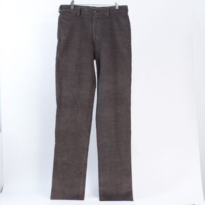 NWT Bill Khakis Straight Leg M2-12CH Wale Cord Men's Pants 32W Brown Classic Fit